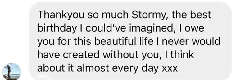 A message from one of Storm’s clients
