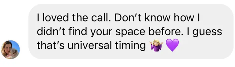 A message from one of Storm’s clients